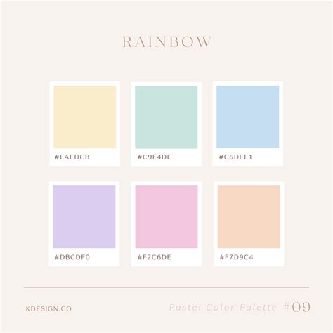 Beautiful Pastel Color Palette Examples With Color Codes | The Best ...