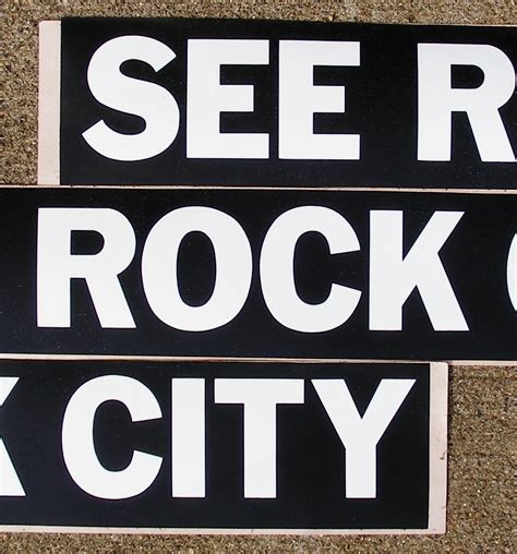 See Rock City vintage bumper sticker by BumperStickersnmore