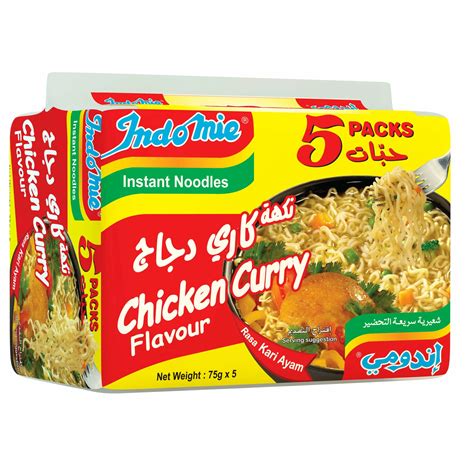 Indomie Instant Noodles, Halal Certified, Chicken Curry Flavor (Pack o ...