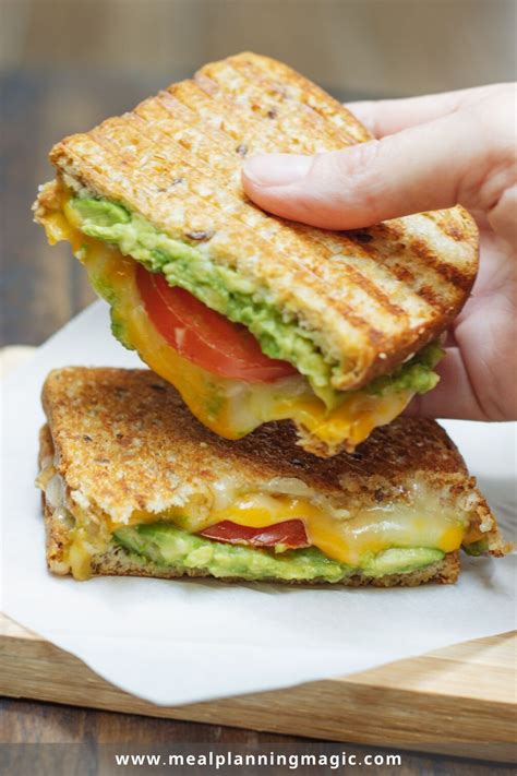 Avocado and Tomato Grilled Cheese Sandwich | Sandwiches, Basic grilled ...