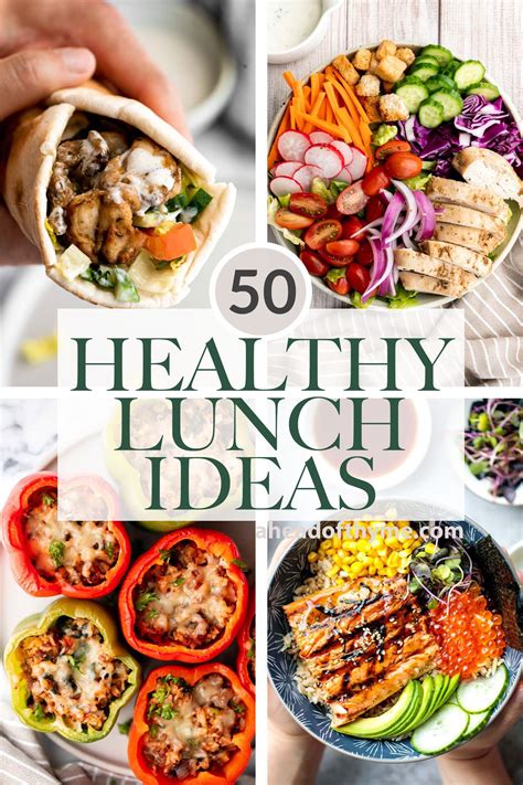 50+ Healthy Lunch Ideas | Ahead of Thyme