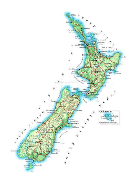 New Zealand Maps | Printable Maps of New Zealand for Download