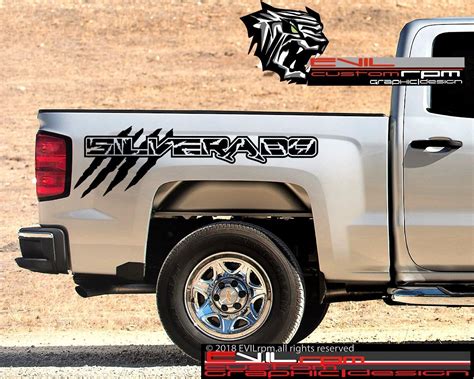 USMC Marines Bulldog Stickers Pair x2 Truck Bed Stripe Decals Universal ...