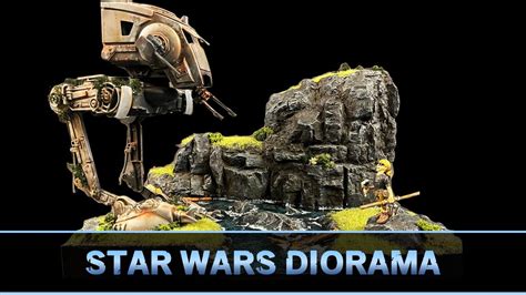 How To Make a STAR WARS DIORAMA - YouTube