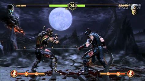 Mortal Kombat 9 'Sub-Zero vs Scorpion Gameplay' TRUE-HD QUALITY - YouTube