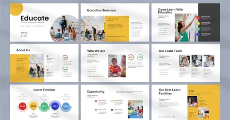 Education Course Google slide Template Incl. education & kid - Envato ...