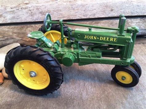 Vintage John Deere Toy Tractor, Green Toy Tractor, John Deere Vintage ...