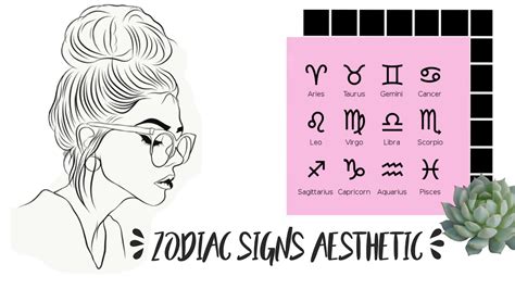 Zodiac Signs Aesthetic | Flowerina - YouTube