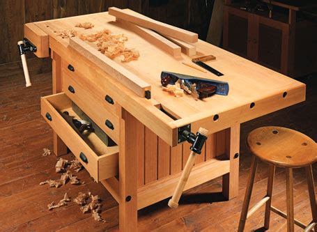 Heavy-Duty Plank Workbench | Woodworking Project | Woodsmith Plans