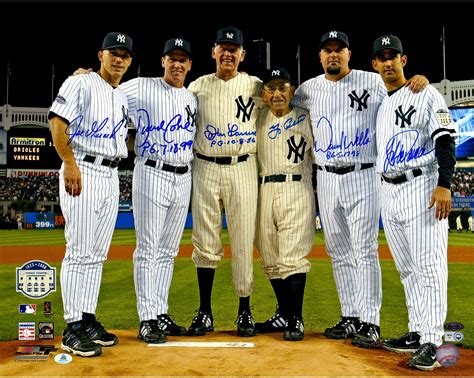 New York Yankees Perfect Game Pitchers and Catchers Autographed16" x 20 ...