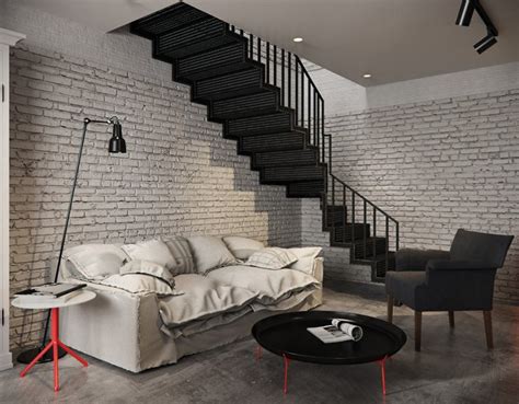 25 Living Rooms with White Brick Walls | Home Design Lover