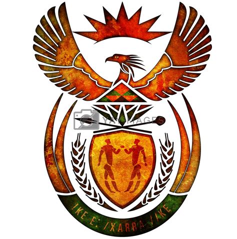 south africa coat of arms by michal812 Vectors & Illustrations with ...