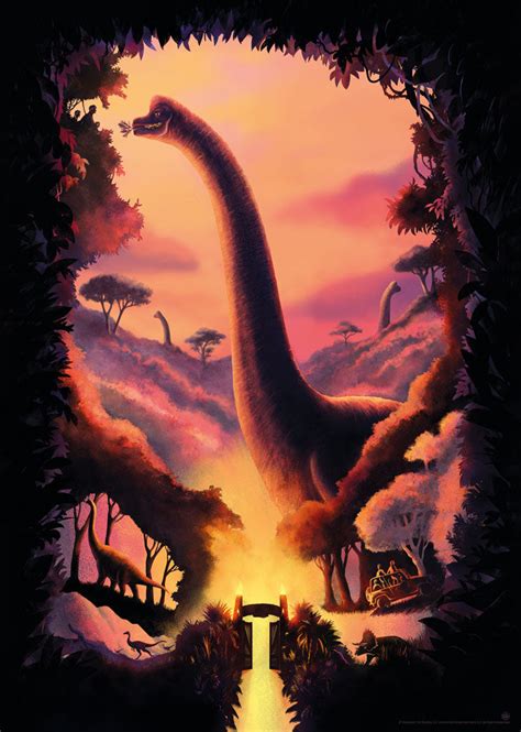 Jurassic Park - Brachiosaurus Art Print | Vice Press