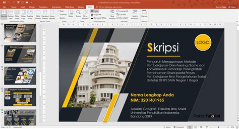 File PPT untuk Sidang Skripsi, Tesis dan Disertasi - PAKAR POWERPOINT