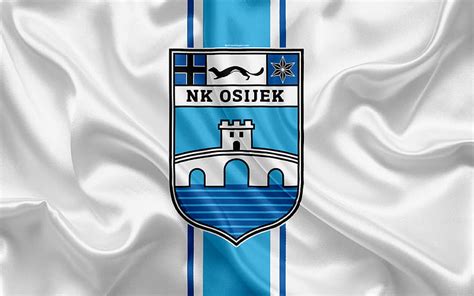 NK Osijek Croatian Football Club, emblem, logo, football, flag, HNL ...