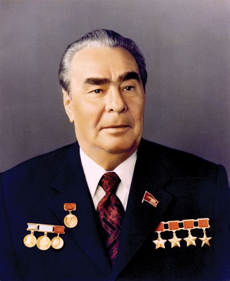 Leonid Brezhnev - leader of the former Soviet Union, metallurgical ...