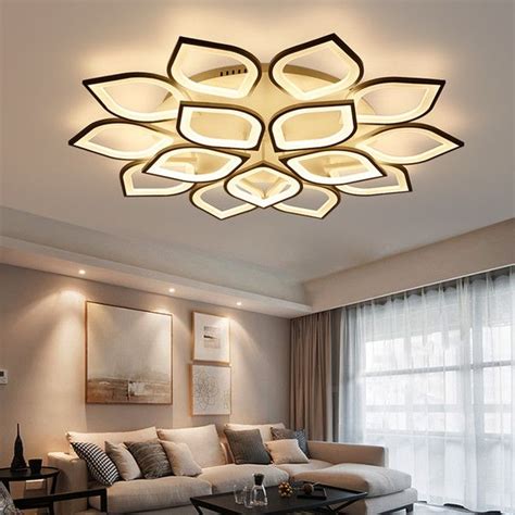 New Acrylic Modern LED Ceiling Lights For Living Room Bedroom Plafond ...