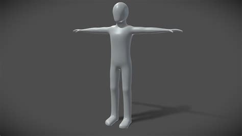 Basic Rigged 3d Character (Blender) - Buy Royalty Free 3D model by Ryan ...