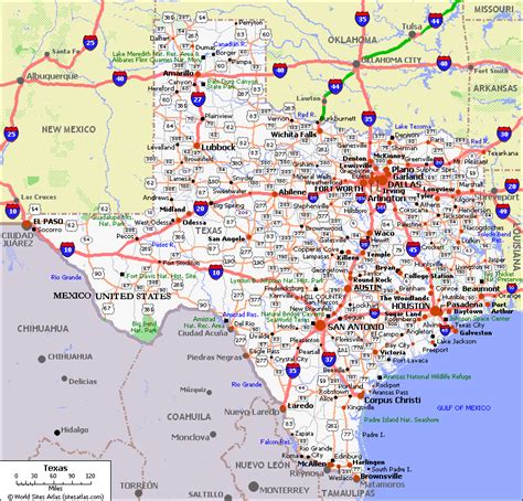 Map Of Highways In Texas - Zip Code Map