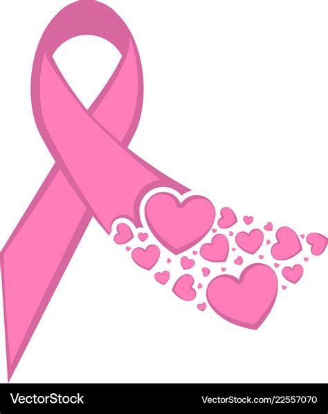 Pink Cancer Ribbon Logo