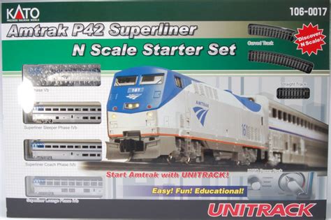 Kato 106-0017 Amtrak P42 Starter set - STARTER SETS - N SCALE