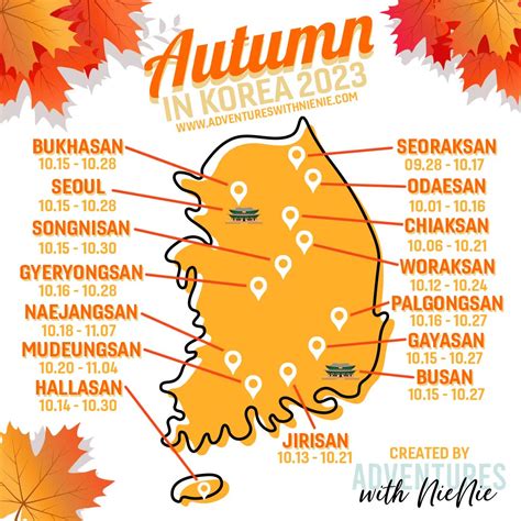 Fall Foliage Korea 2024 - Raye Valene