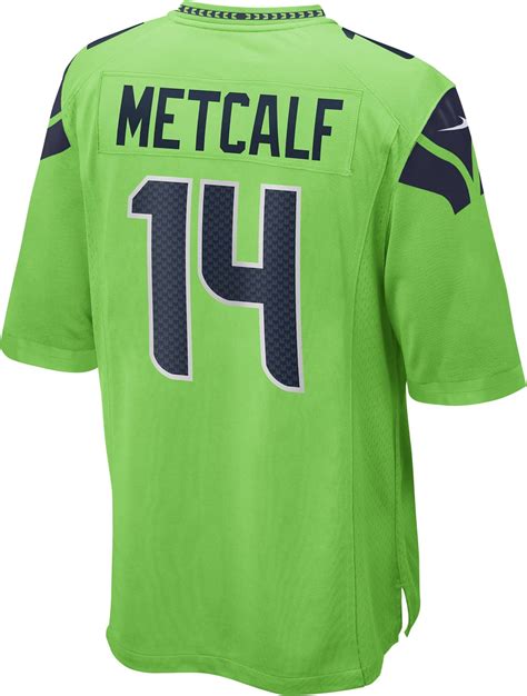 2020 Nike DK Metcalf Seattle Seahawks #14 Alternate Game Jersey - Neon ...