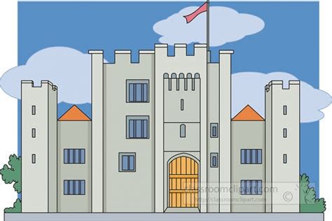 europe middle ages castle clipart - Classroom Clip Art