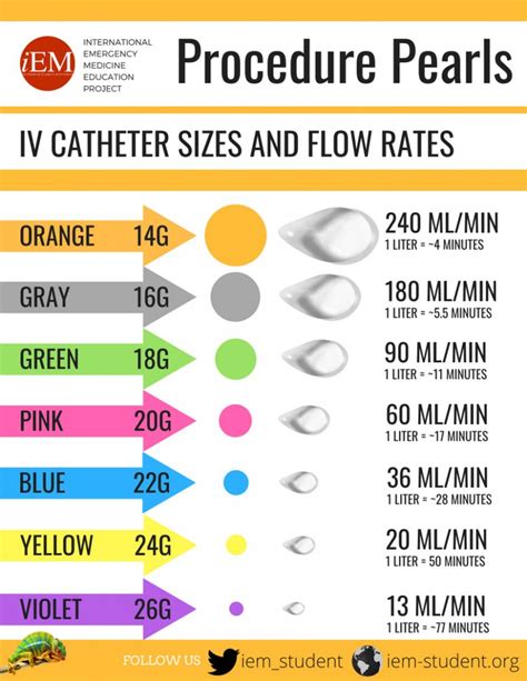 IV Catheters and Flow Rates – International Emergency Medicine ...