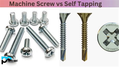 Machine Screw vs Self Tapping - What's the Difference