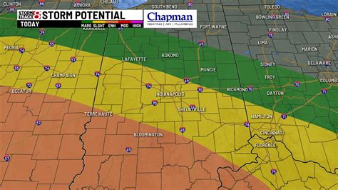 Wednesday's Forecast - WISH-TV | Indianapolis News | Indiana Weather ...