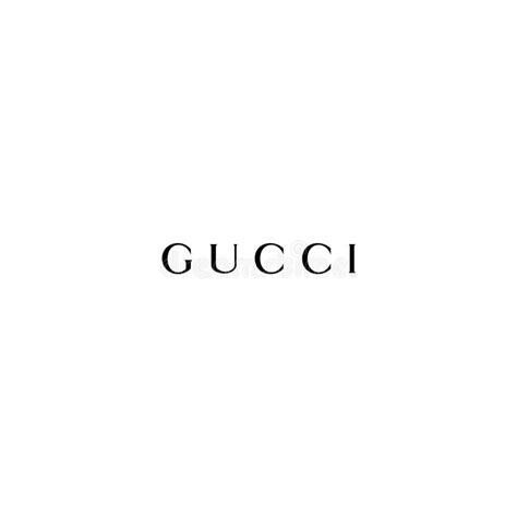 Gucci Logo Editorial Illustrative on White Background Editorial Stock ...