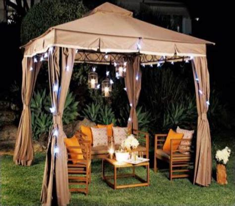 Lighting with Solar Gazebo Lights | Pergola Design Ideas