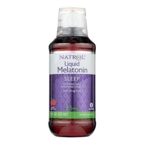 Natrol - Melatonin Liquid 2.5mg - 8 FZ, Case of 1 - 8 FZ each - Dillons ...