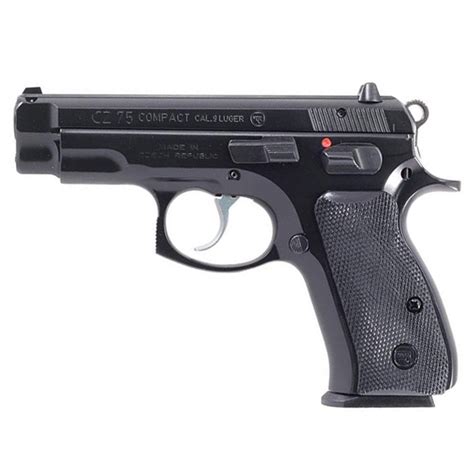 CZ Pistol 75 Compact Black Cal. 9mm 15-rds. 183.89 mm bbl. Steel Frame ...