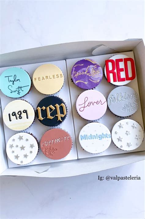 Val Pasteleria on Instagram: "The eras Cupcakes🧁 @taylorswift ...