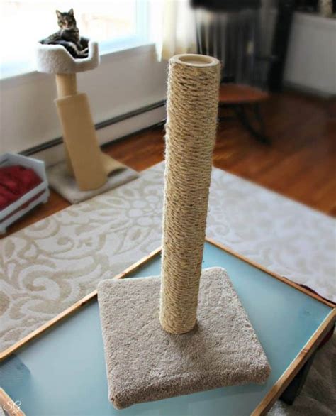 How to Re-Sisal a Cat Scratching Post | Scrappy Geek