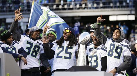 Seahawks' Super Bowl celebration is loud and proud