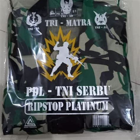 Jual BAJU PDL TNI RIPSTOP PLATINUM. Indonesia|Shopee Indonesia