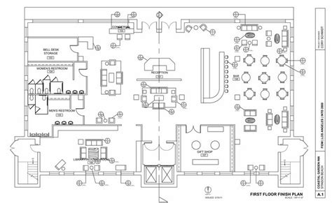 Hotel floor plan, Lobby floor plan, Hotel plan