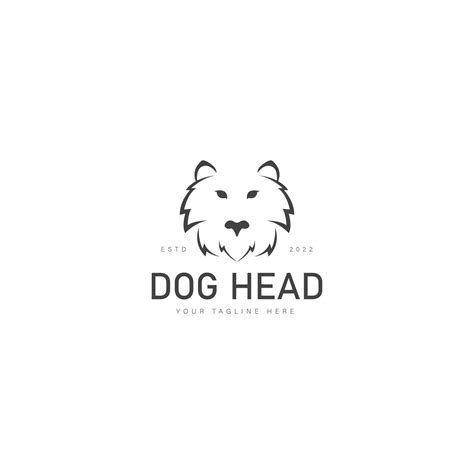 Dog head logo design icon illustration 8628976 Vector Art at Vecteezy