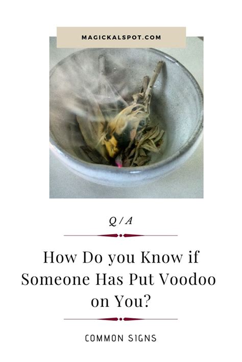 How Do you Know if Someone Has Put Voodoo on You? [Signs]