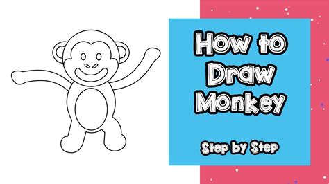 Monkey Drawing Step By Step