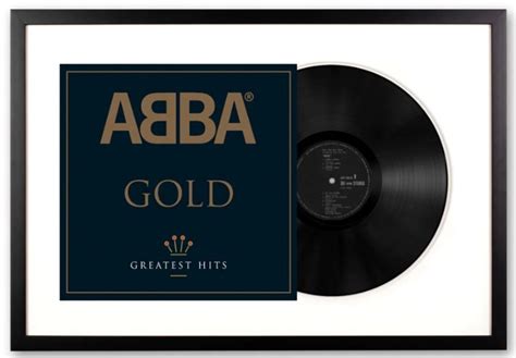 VINYL Album Art Framed ABBA GOLD - DOUBLE UM-5351106-FD