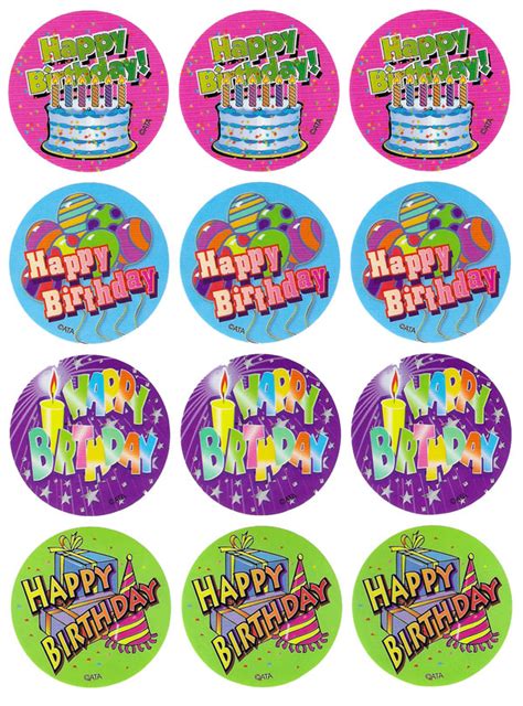 5 Best Images of Free Printable Birthday Stickers - Free Printable ...