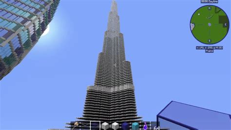 burj khalifa & burj al arab 1:1 scale in minecraft!! - YouTube