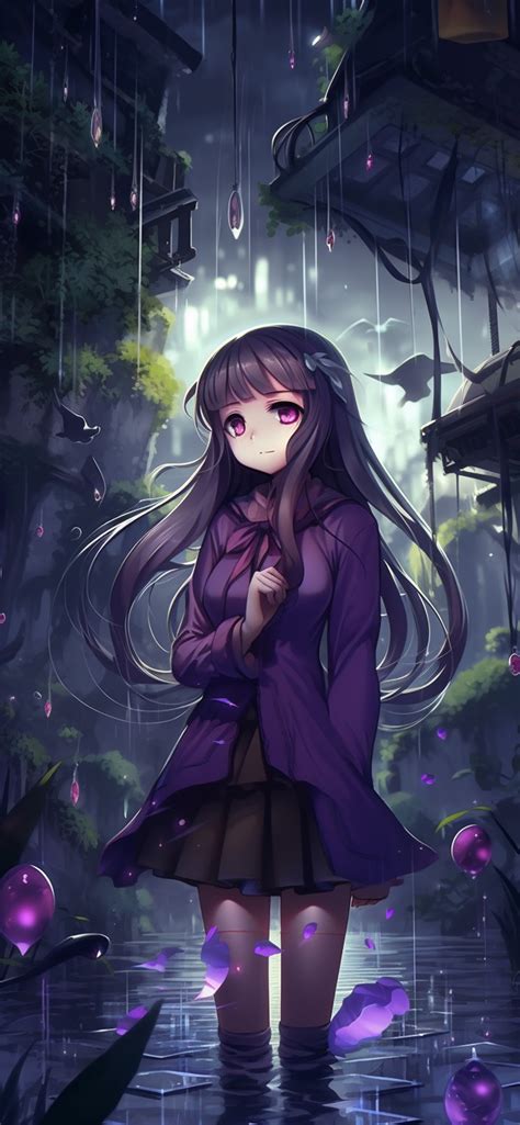 Girl & Rain Anime Aesthetic Wallpapers - Anime Wallpapers iPhone