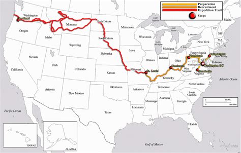 Lewis And Clark Expedition Map Printable - Printable Maps