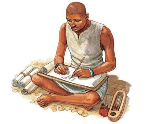 A scribe | Ancient egypt, Life in ancient egypt, Ancient egypt art