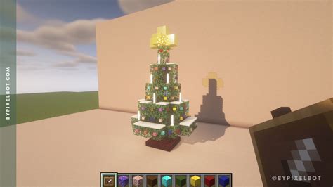 Minecraft Christmas Tree Build (Simple Tutorial) — ByPixelbot